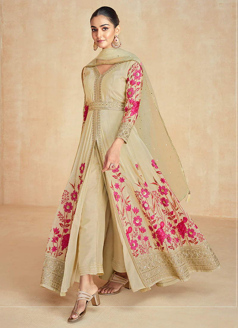 Discover Anarkali for women and girls with long sleeves.
