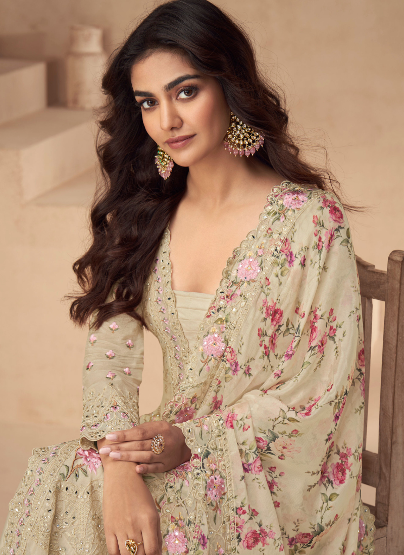 punjabi sharara suits party wear