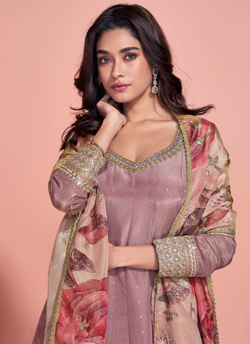 Indian pakistani gown with dupatta readymade