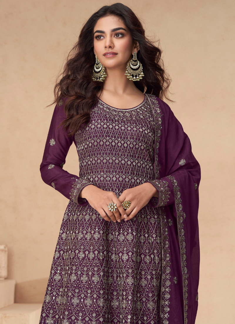 Find Sharara Suit for Indian weddings and Pakistani festivals.