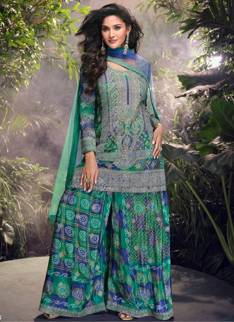 Find the perfect Salwar Kameez and Sharara Suit for celebrations.