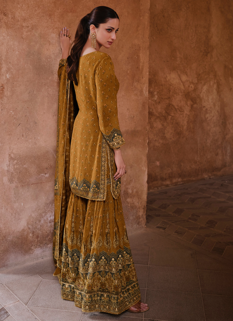 Readymade Party Wear Sharara Suit