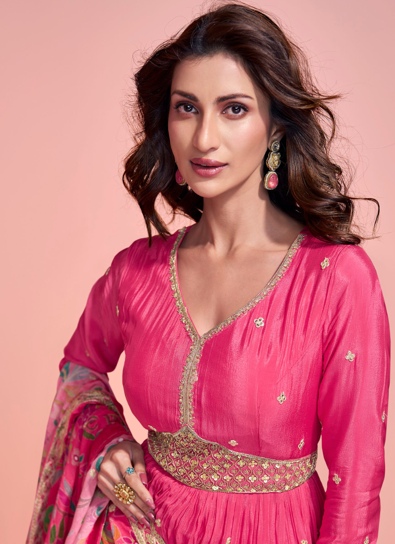 anarkali suit party wear