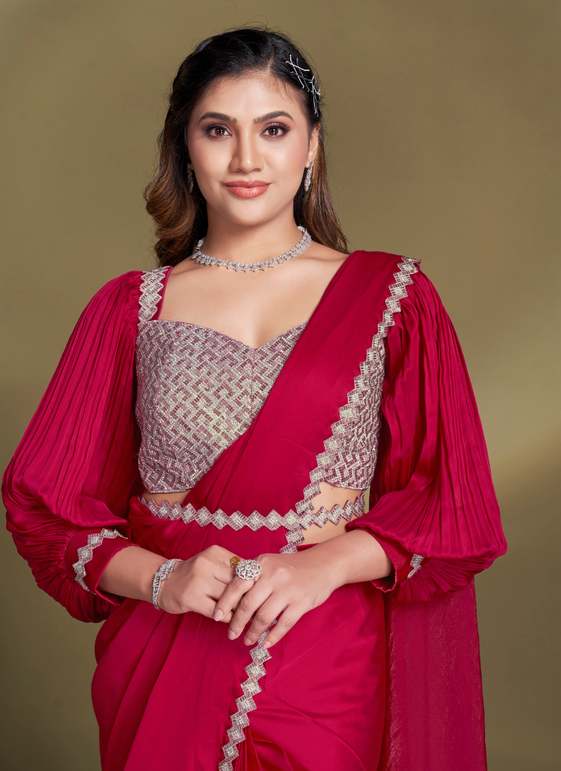 pre stitched saree  for women
