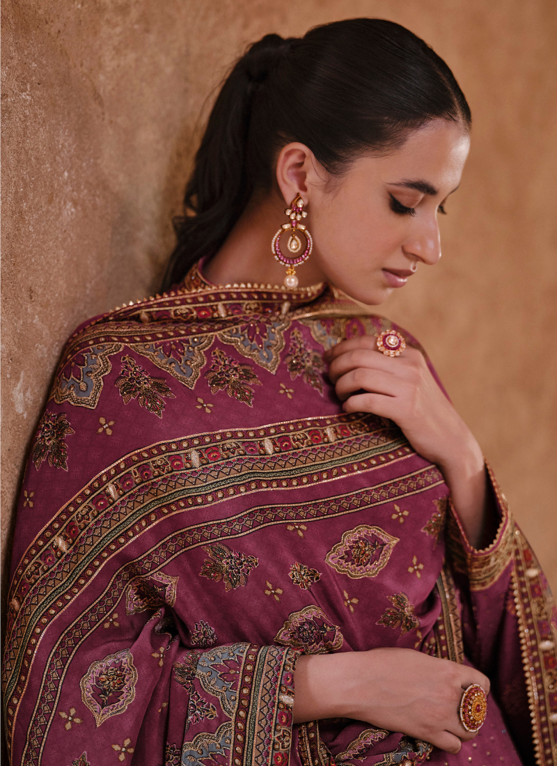 Readymade Indian Party Wear Sharara Suit