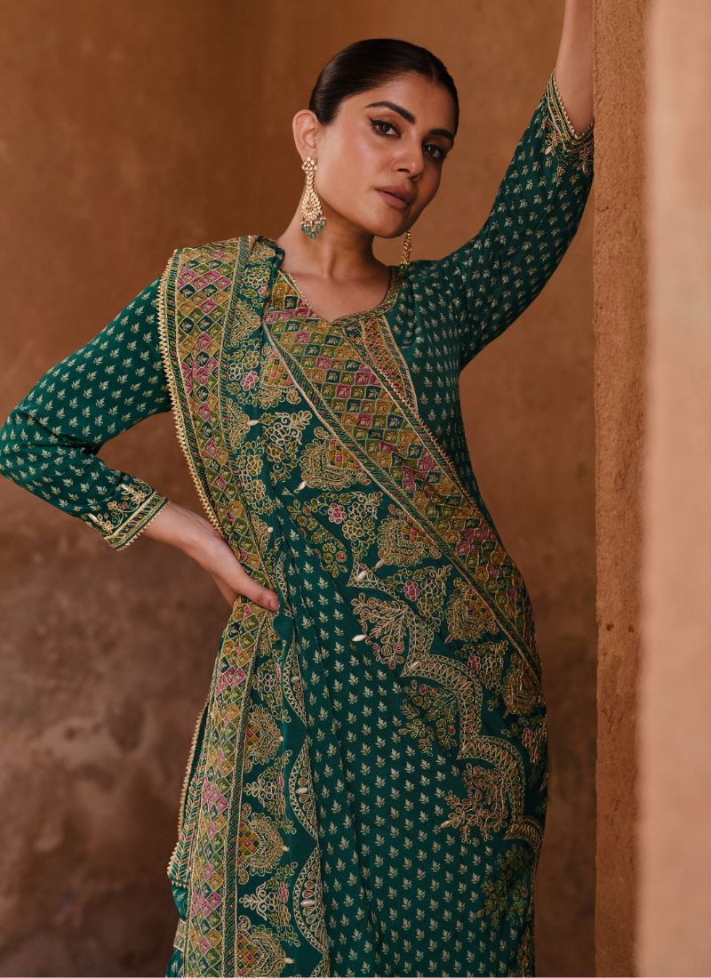 Readymade Pakistani Party Wear Sharara Suit