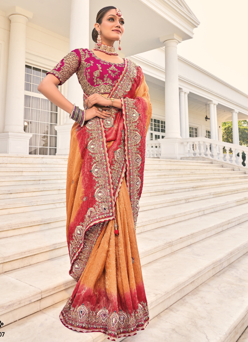 Heavy sarees for wedding with price