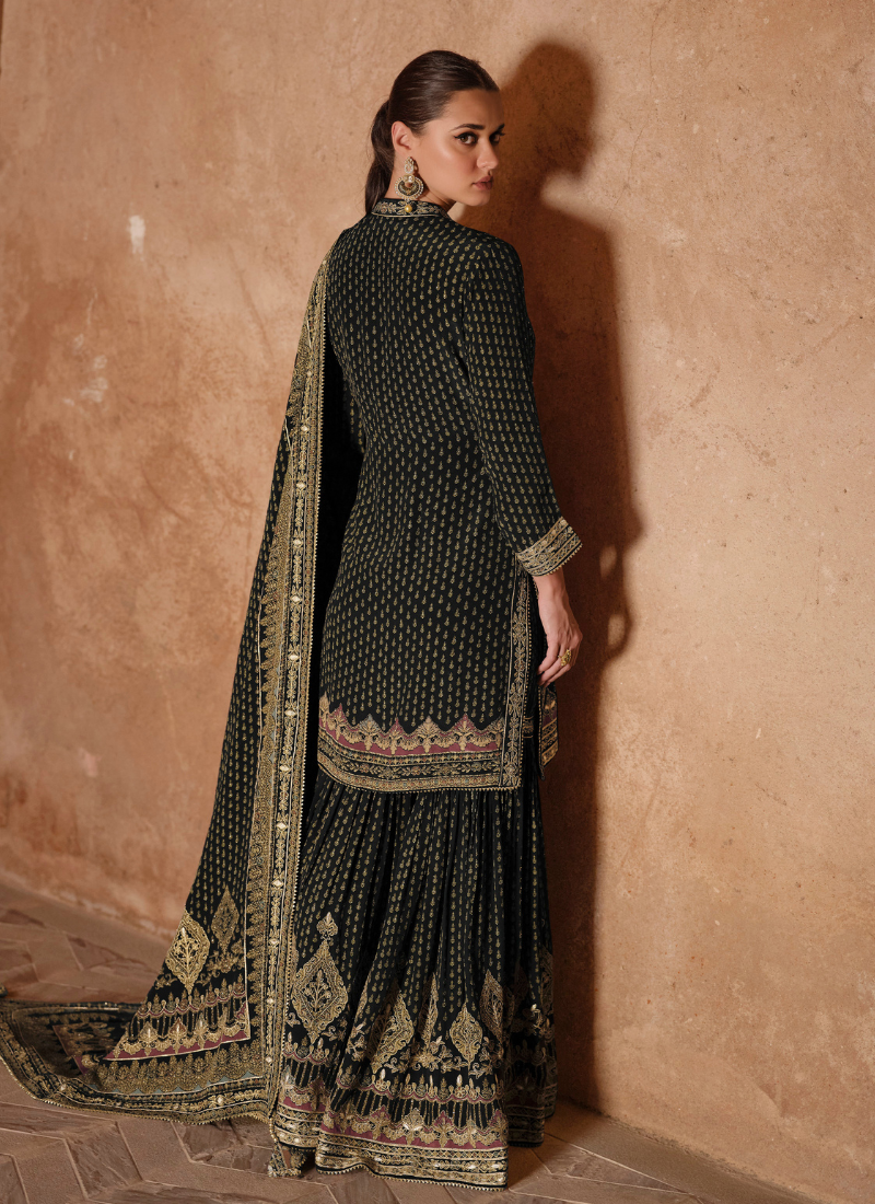 Readymade Party Wear Sharara Suit