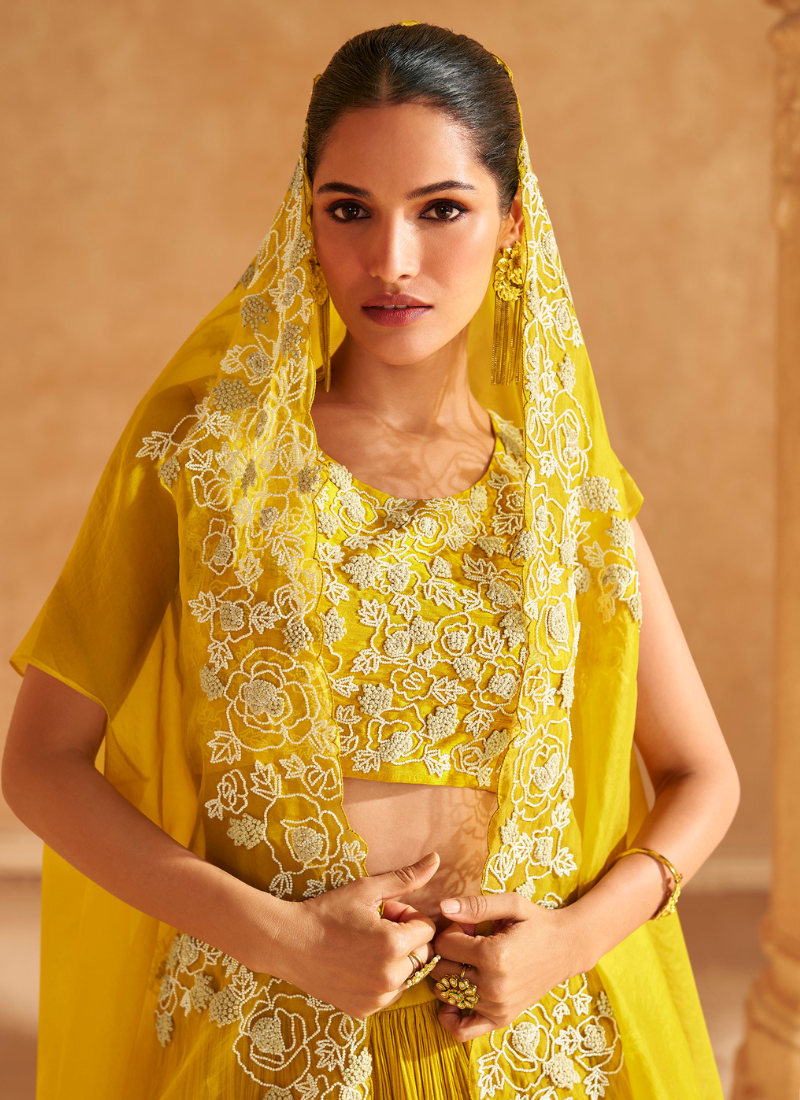 Shop Latest Bollywood style Lehenga For Eid 2025 with Free International Shipping.