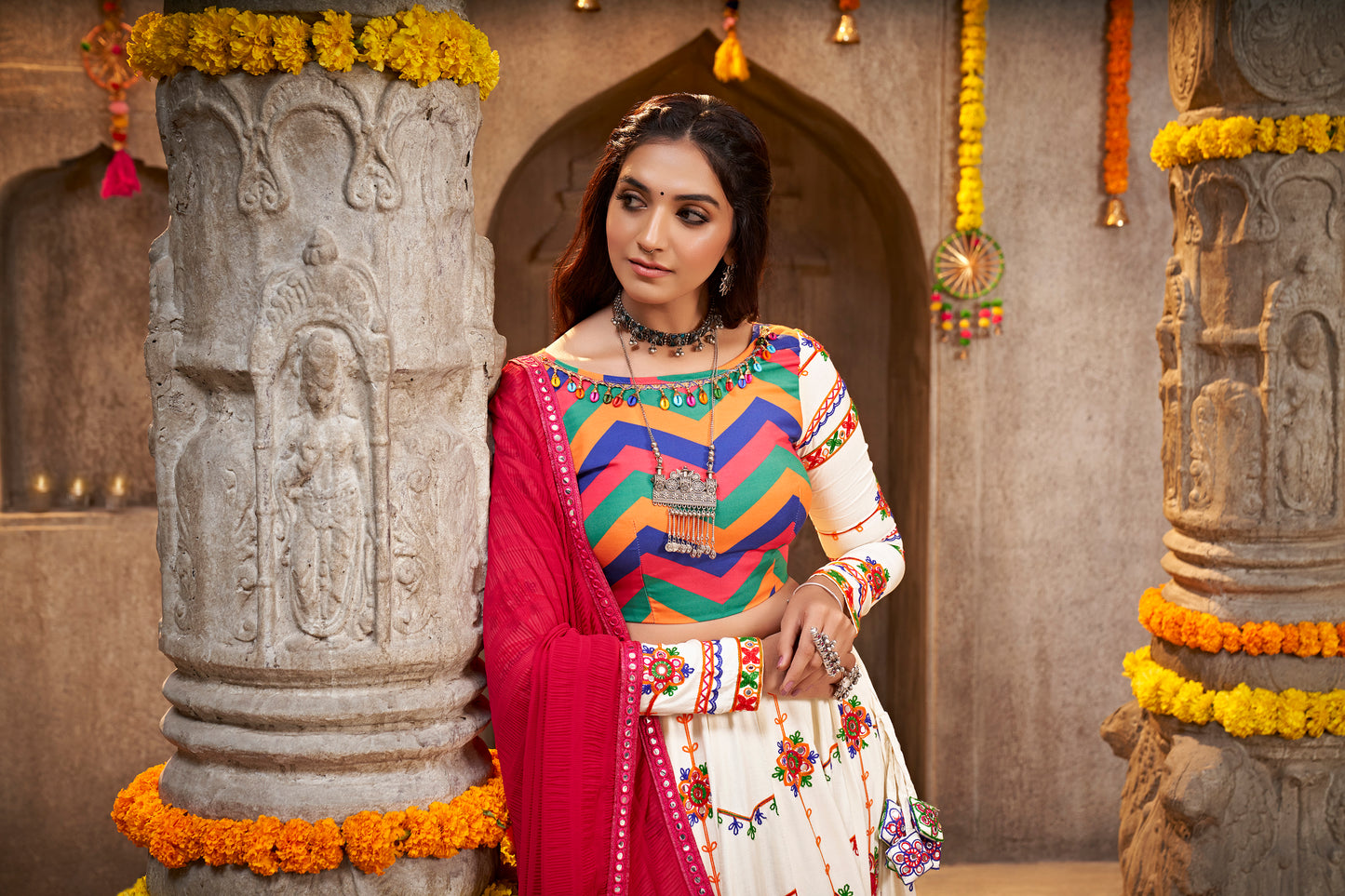 Designer Chaniya Choli set, ethnic wear for weddings and celebrations