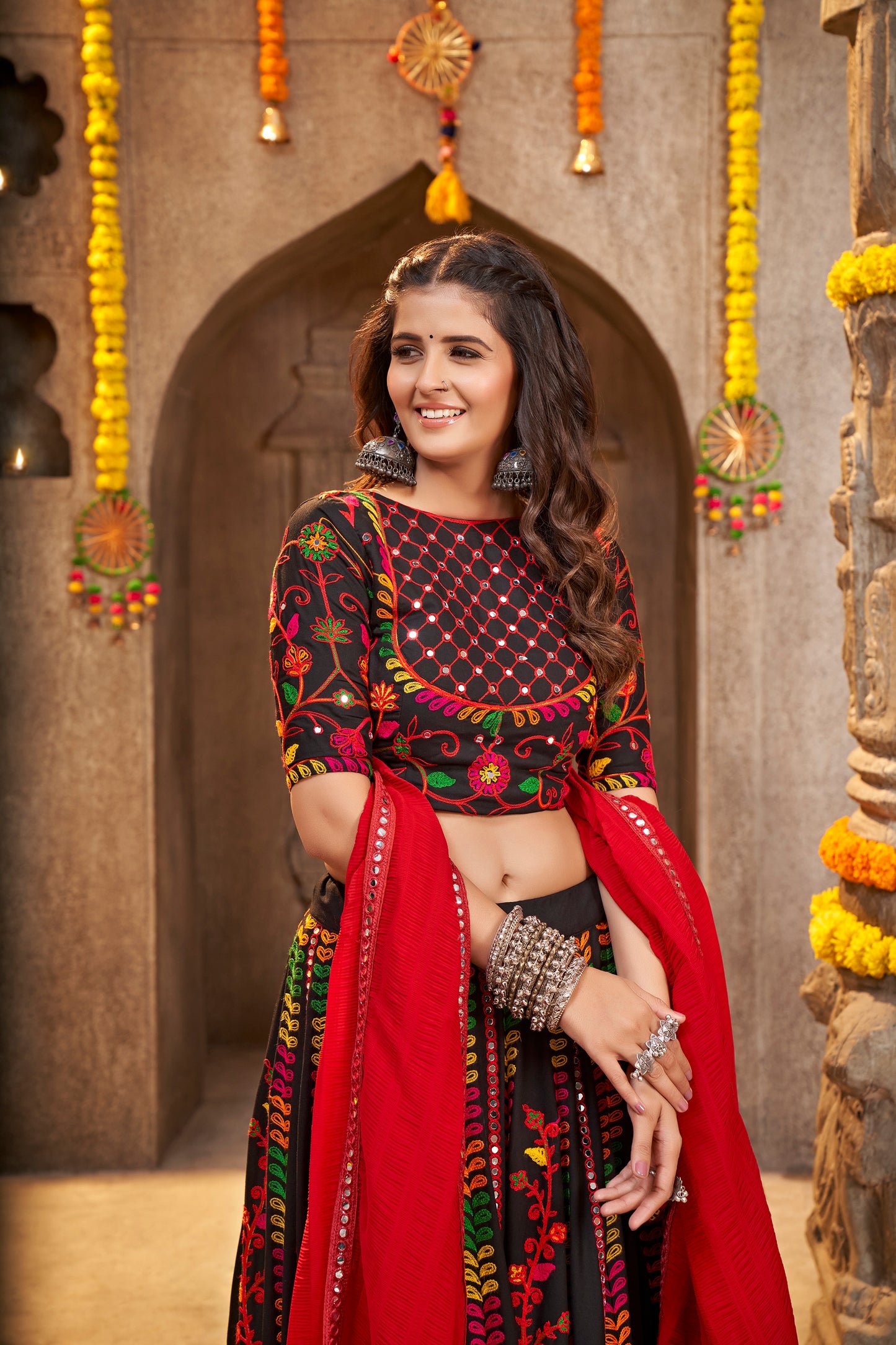 Chaniya Choli lehenga, best for Navratri Garba dance
