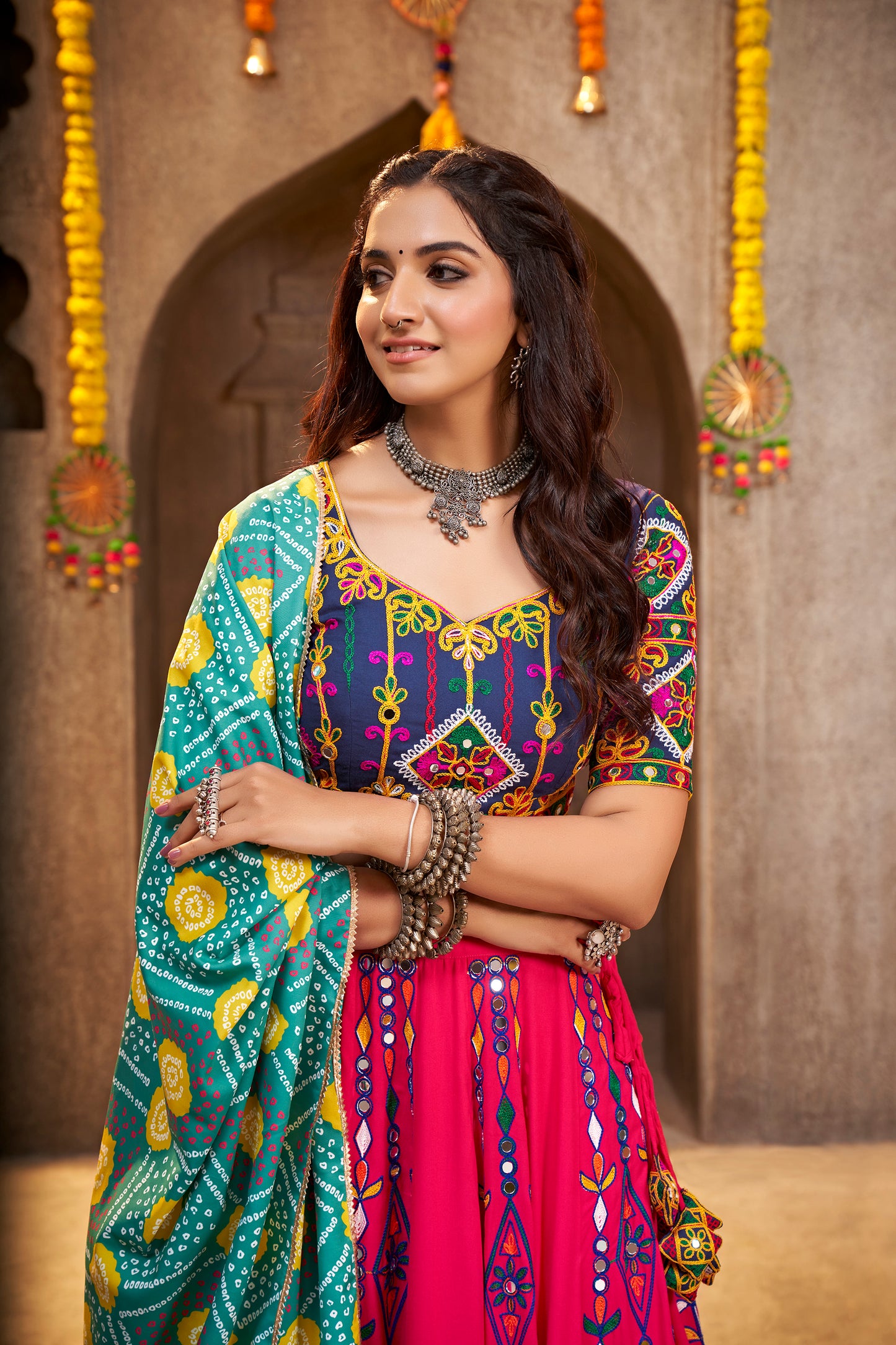 Designer Chaniya Choli set, ethnic wear for weddings and celebrations