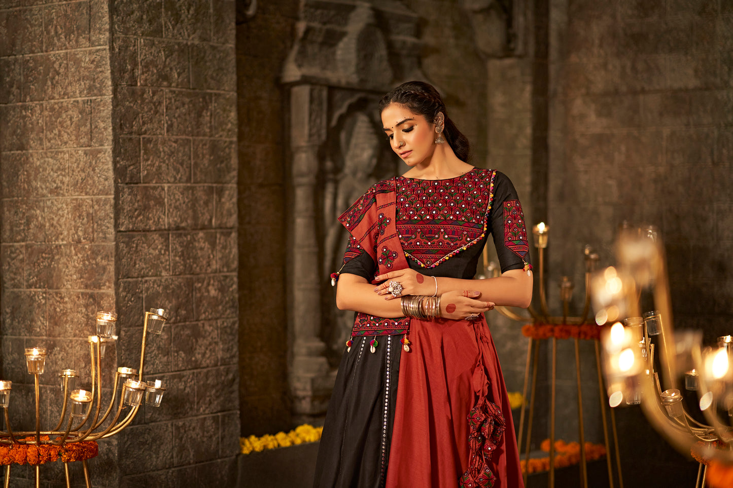 Chaniya Choli lehenga, best for Navratri Garba dance