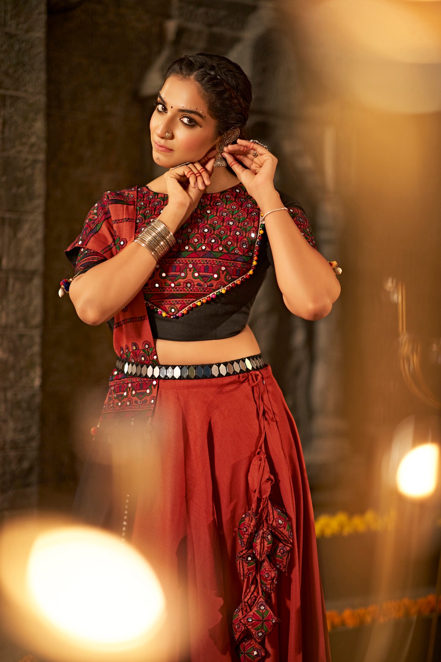 Designer Chaniya Choli set, ethnic wear for weddings and celebrations
