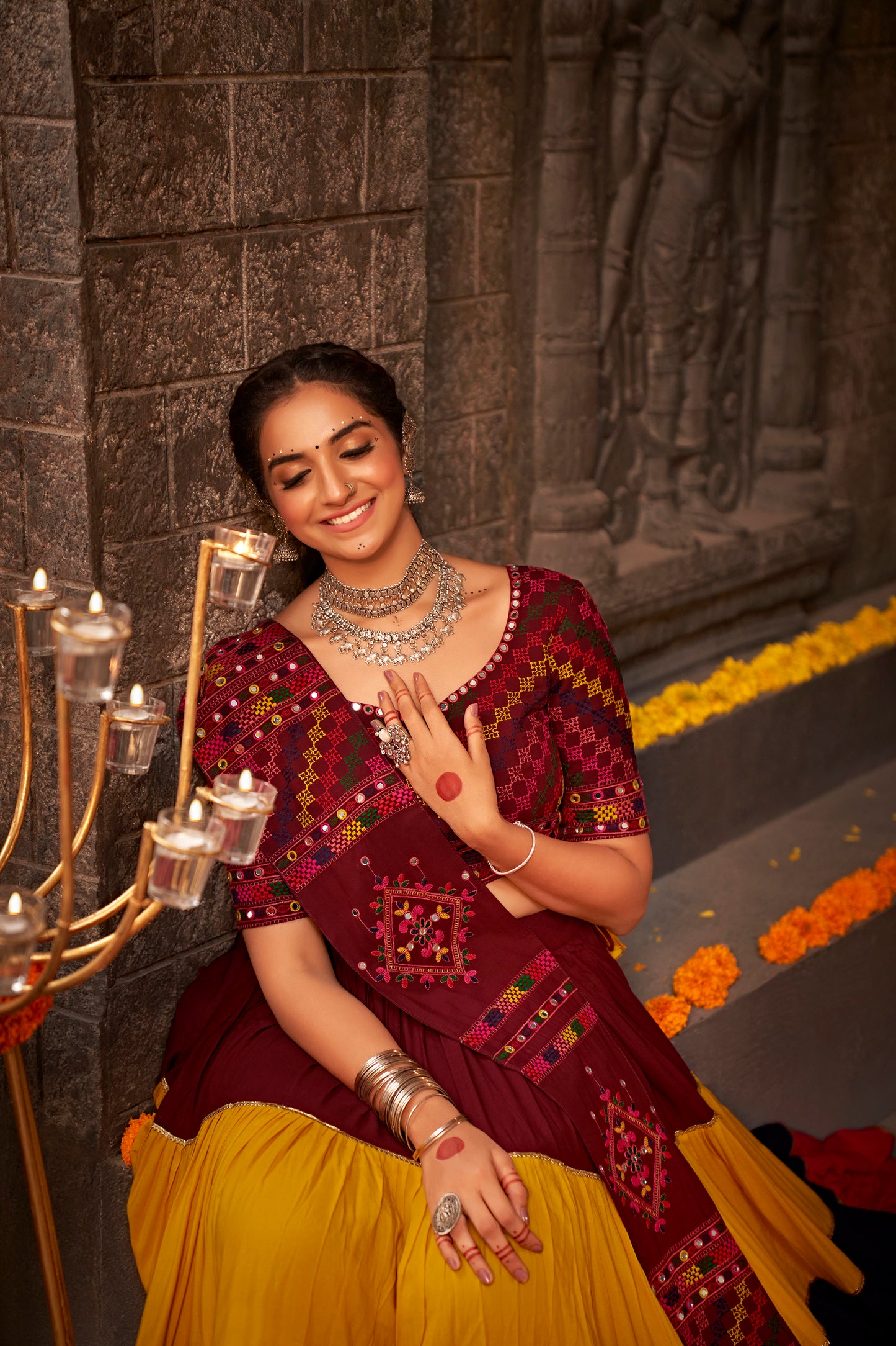 Designer Chaniya Choli set, ethnic wear for weddings and celebrations
