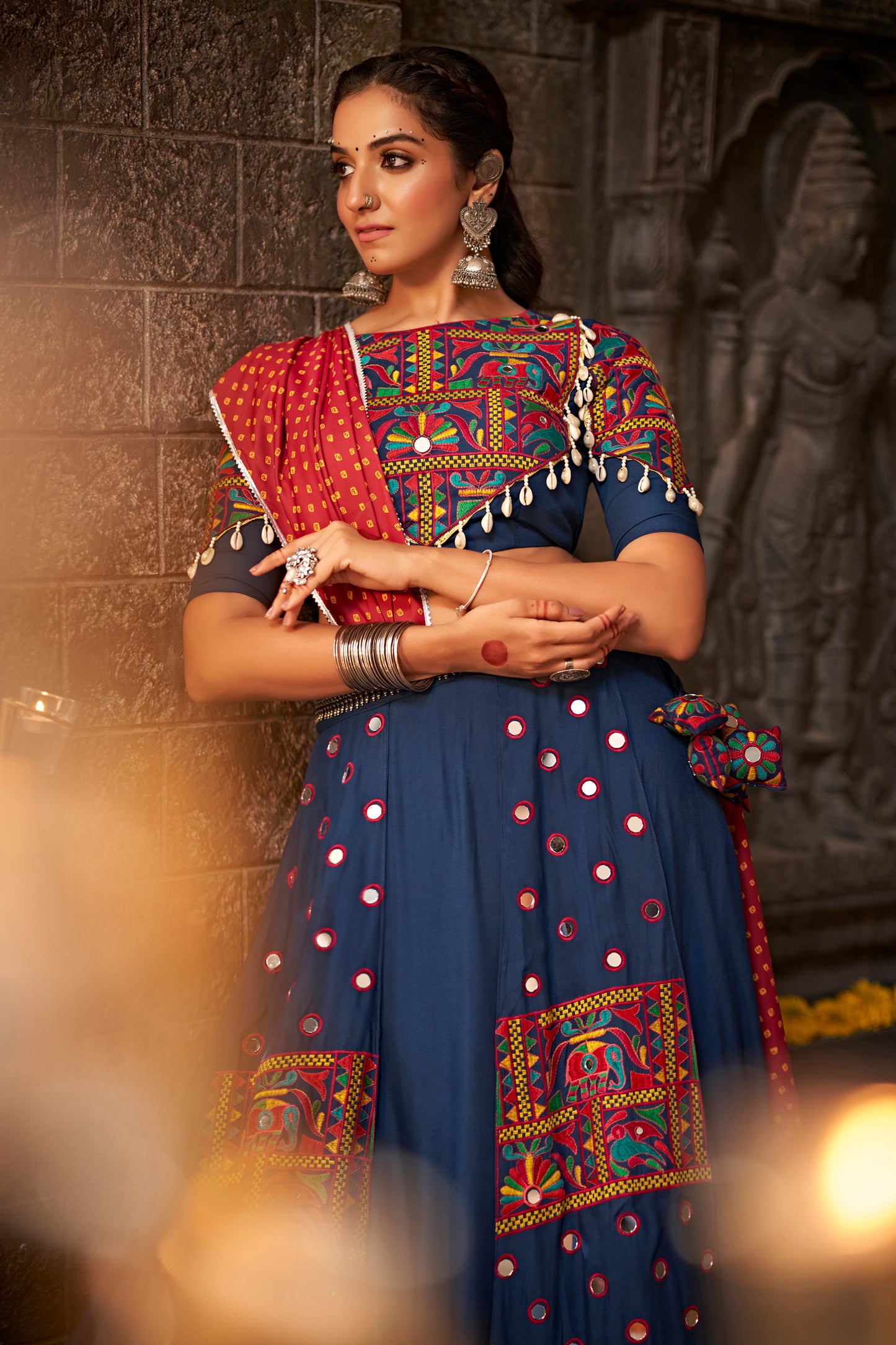 Designer Chaniya Choli set, ethnic wear for weddings and celebrations
