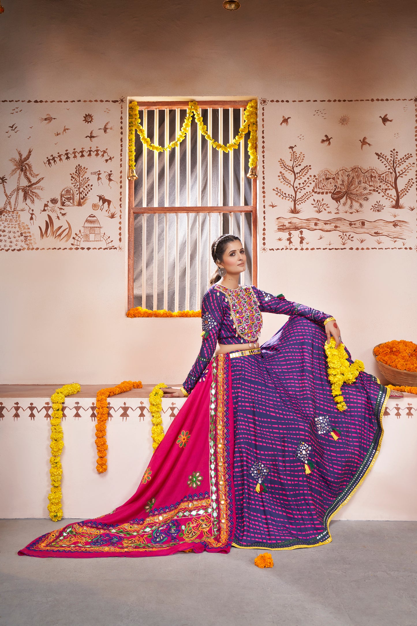 Buy Chaniya Choli online, lehenga choli for Navratri and Diwali
