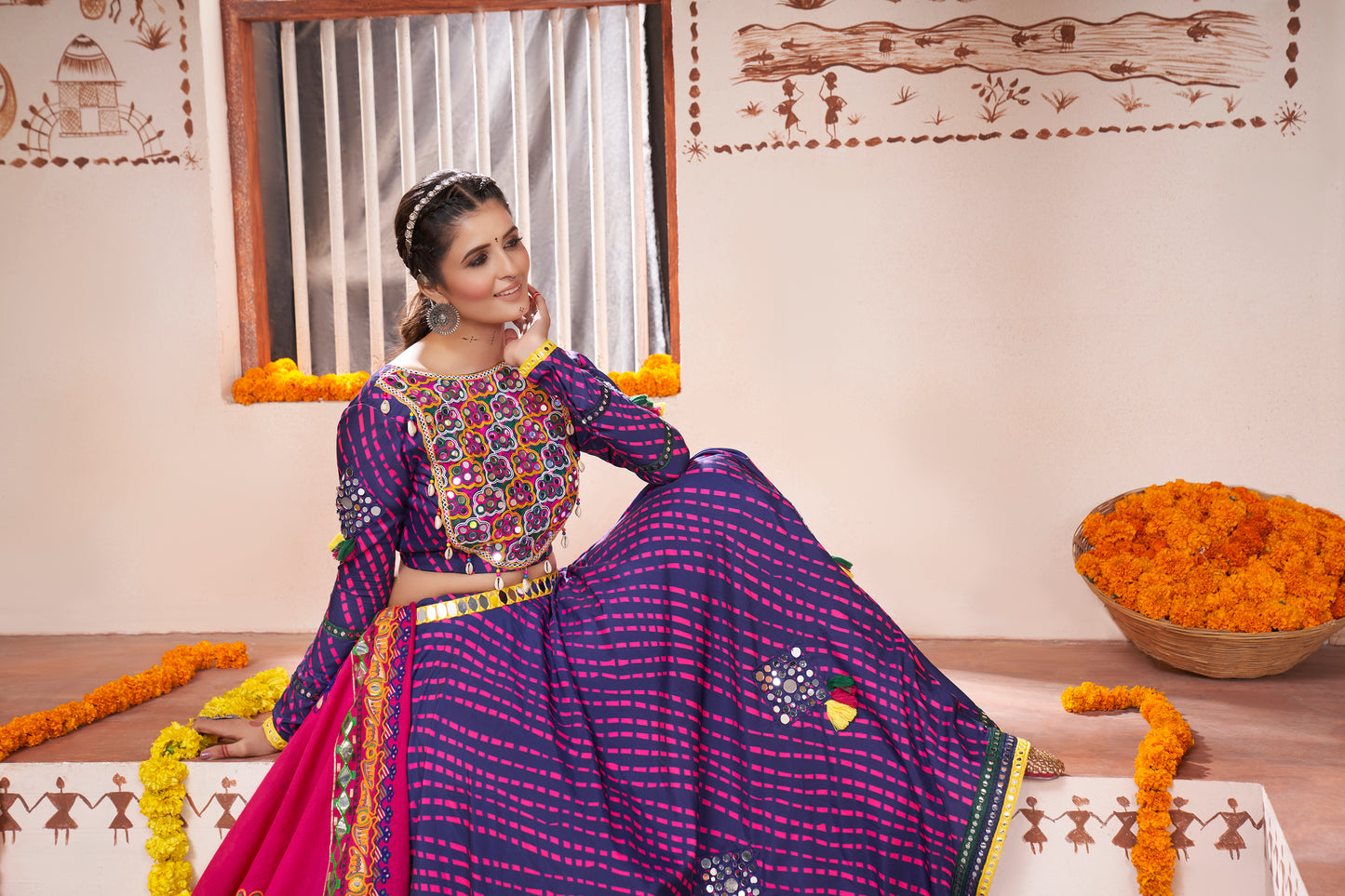 Chaniya Choli for women, free shipping to UK, US, and Canada