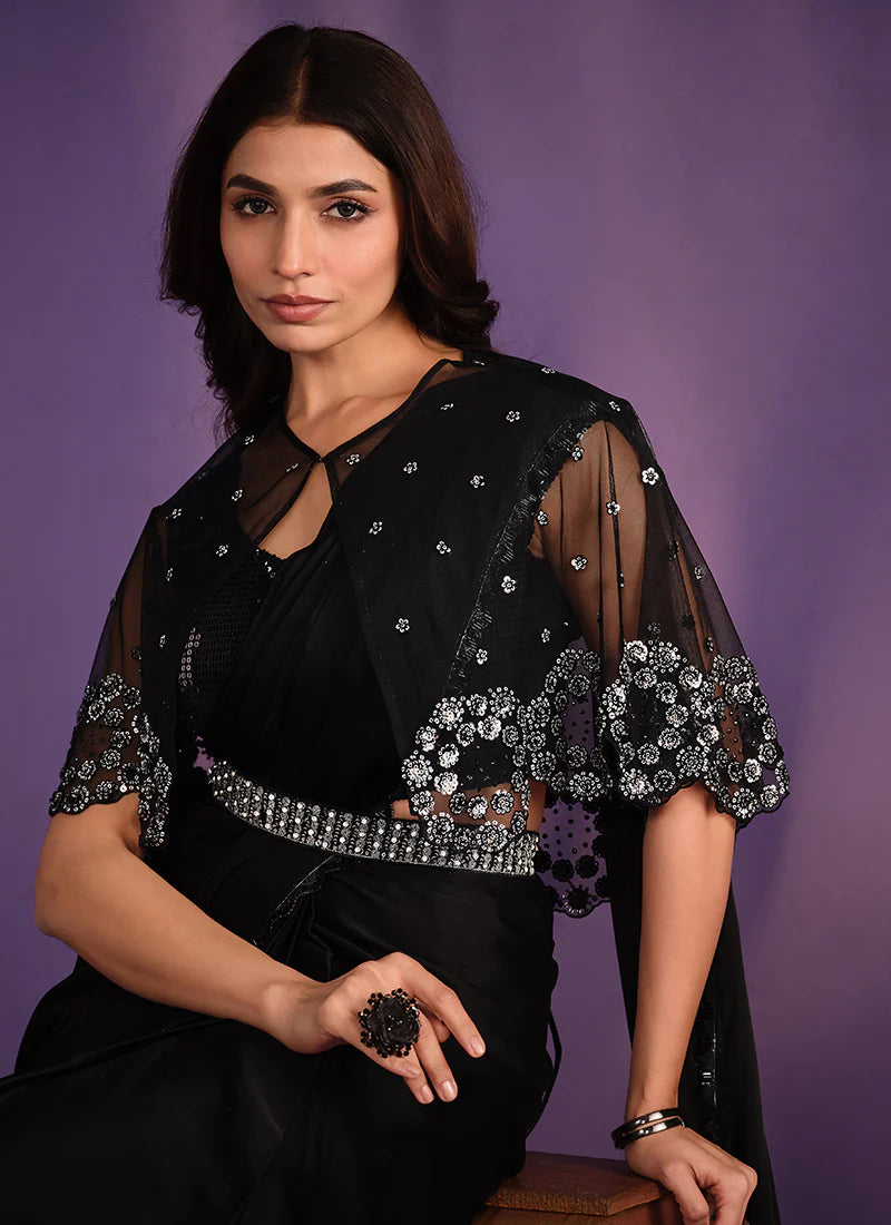 Buy embroidered Saree for weddings and festivals.