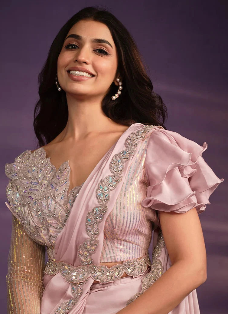 Shop Saree with custom stitching and plus-size options.