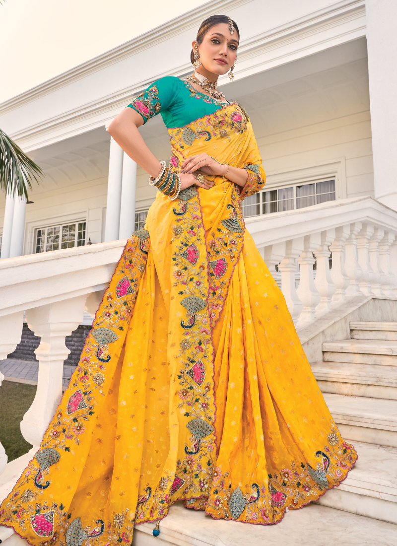 party wear saree