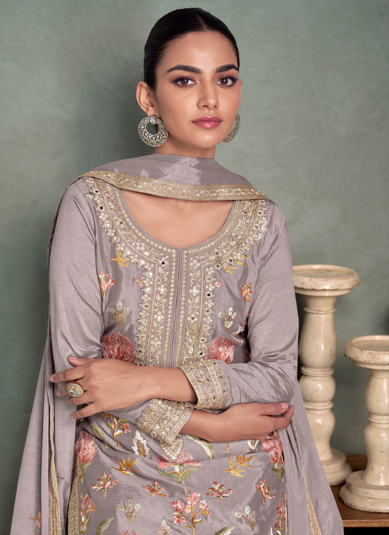 Shop Online party wear Plazzo Suit