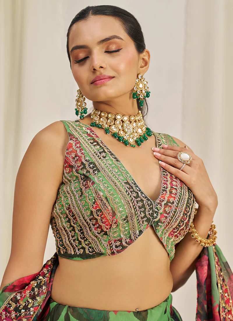 Shop Lehenga Choli with custom stitching and plus-size options.