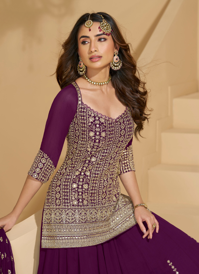 Punjabi Sharara suits for Wedding