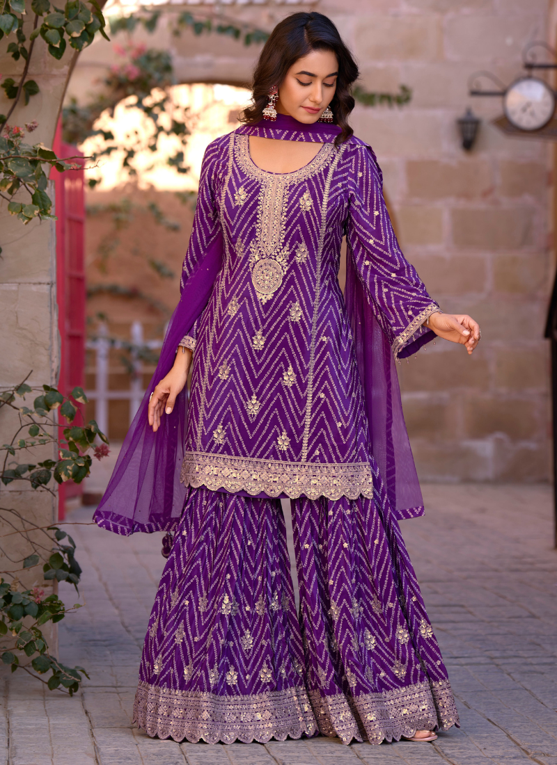 Pakistani sharara suits for wedding