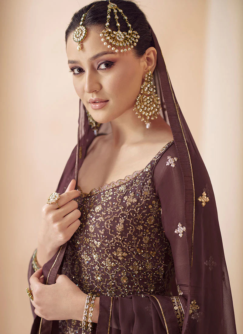 Buy designer Jacket Style Lehenga with elegant embroidery work.