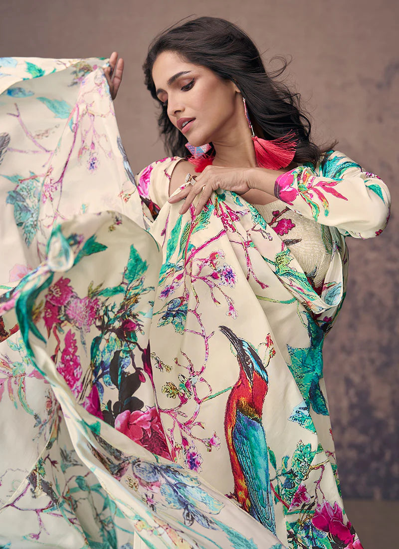 Find Palazzo Suit for Indian weddings and Pakistani festivals.