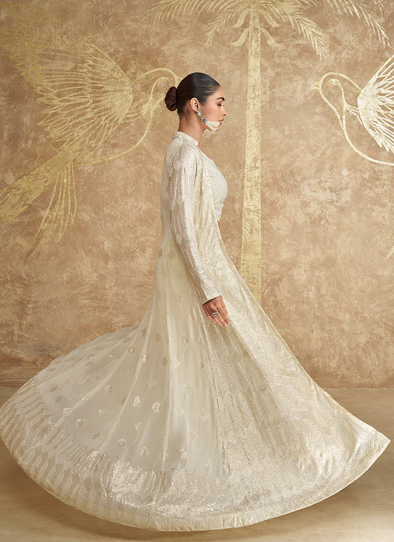 Shop Jacket Style Lehenga with custom stitching and plus-size options.