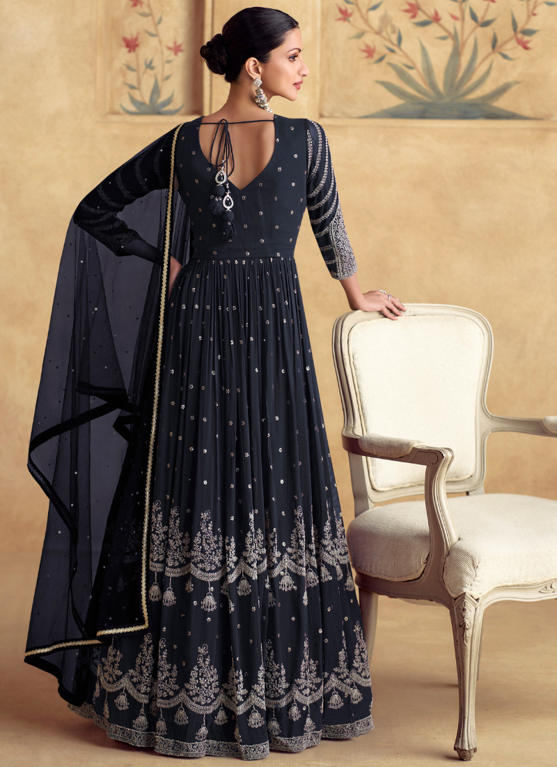 Buy Anarkali Gown with custom stitching and plus-size options