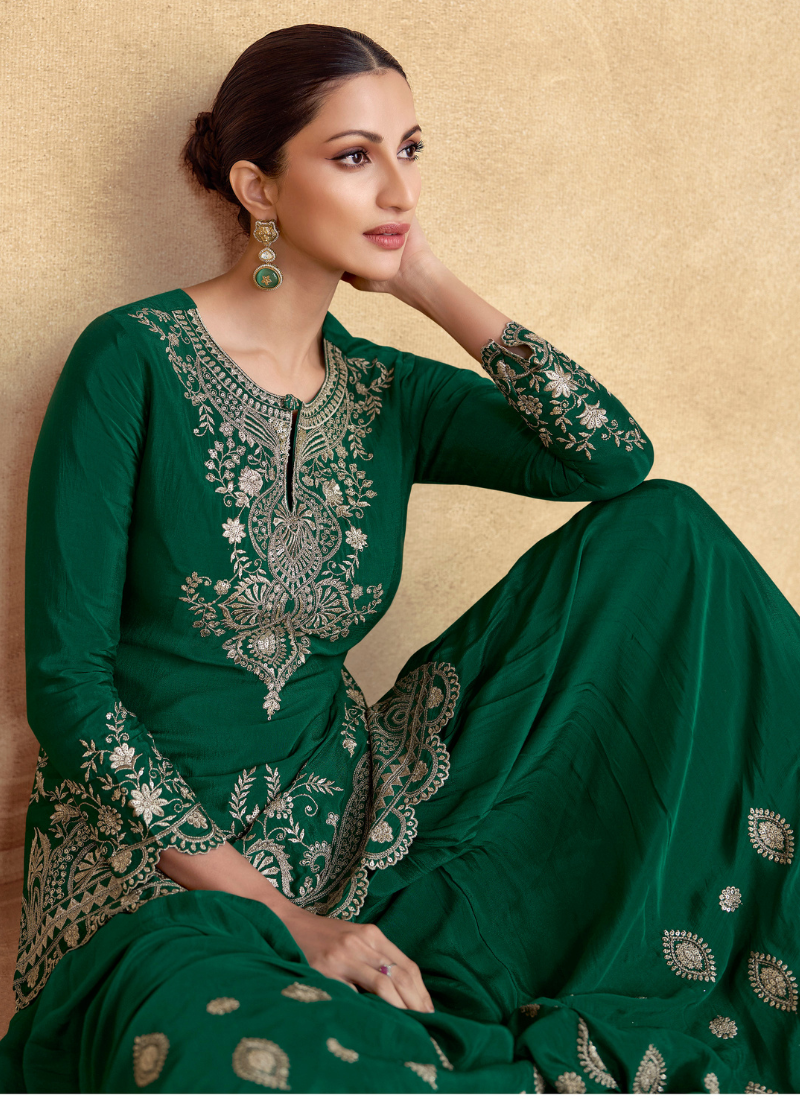 Shop Sharara Suit with custom stitching and plus-size options.