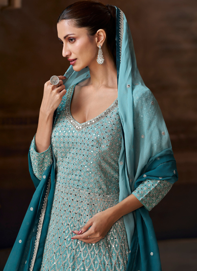 Simple Anarkali dress