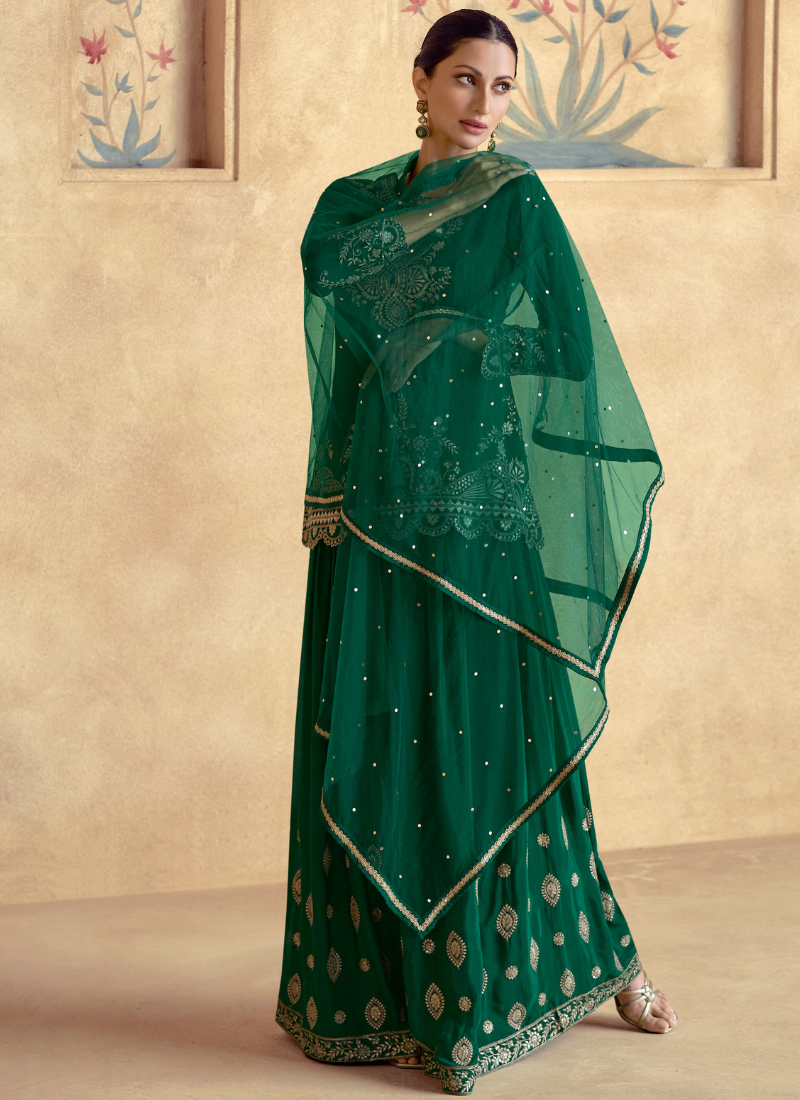 Discover Sharara Suit for women and girls with long sleeves.