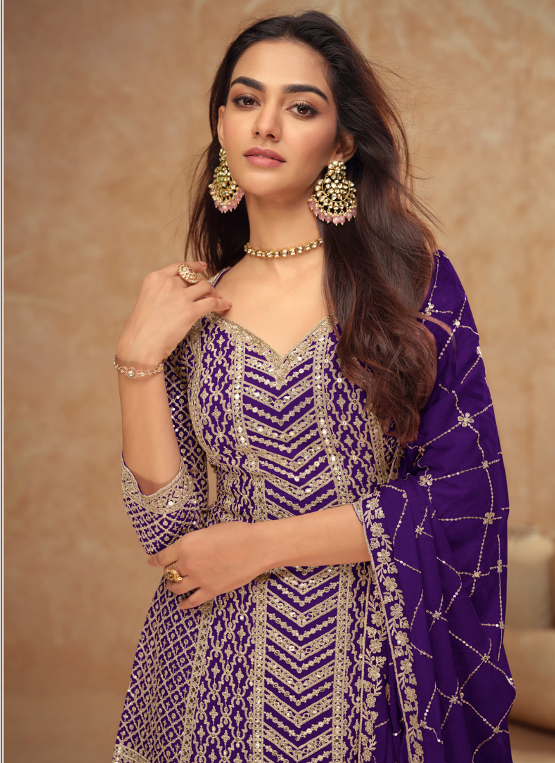 Perfect for Indian weddings and Pakistani festivals with elegant embroidery work.