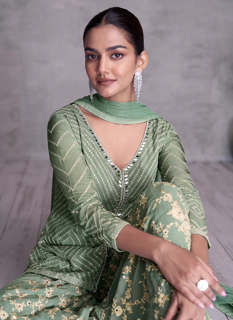 Explore stylish Sharara Suit for party wear and celebrations.