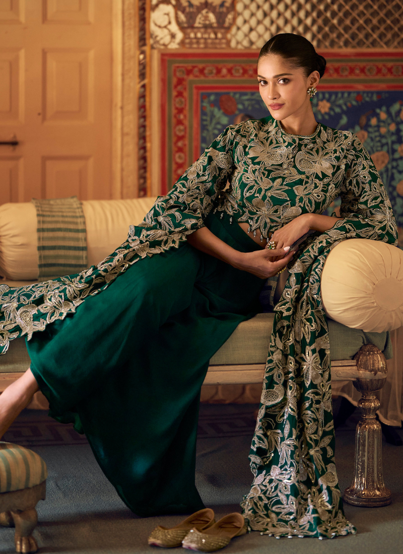 Party Wear Plazzo Suit Online US, UK, CANADA