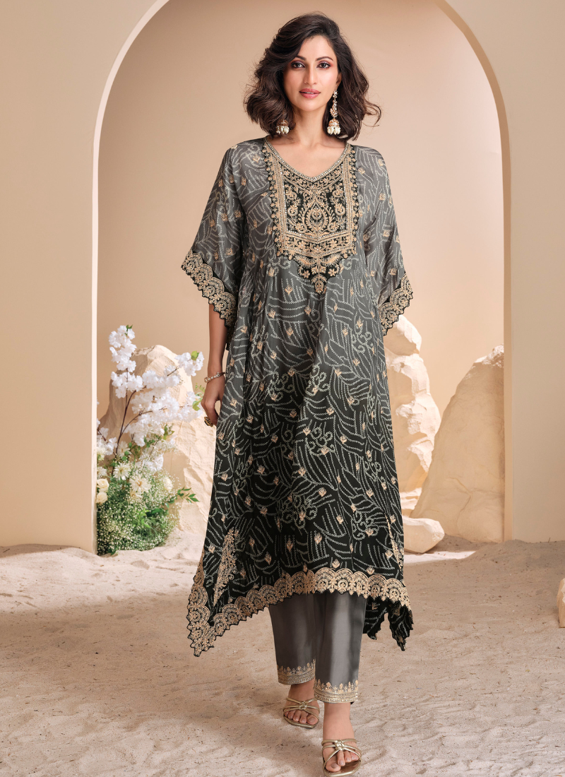 Explore stylish Kaftan with Dhoti for party wear and celebrations.