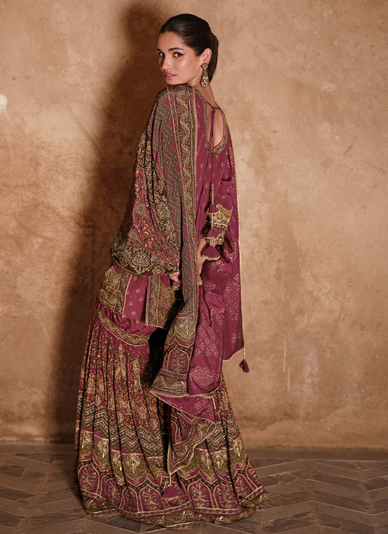 Readymade Party Wear Sharara Suit