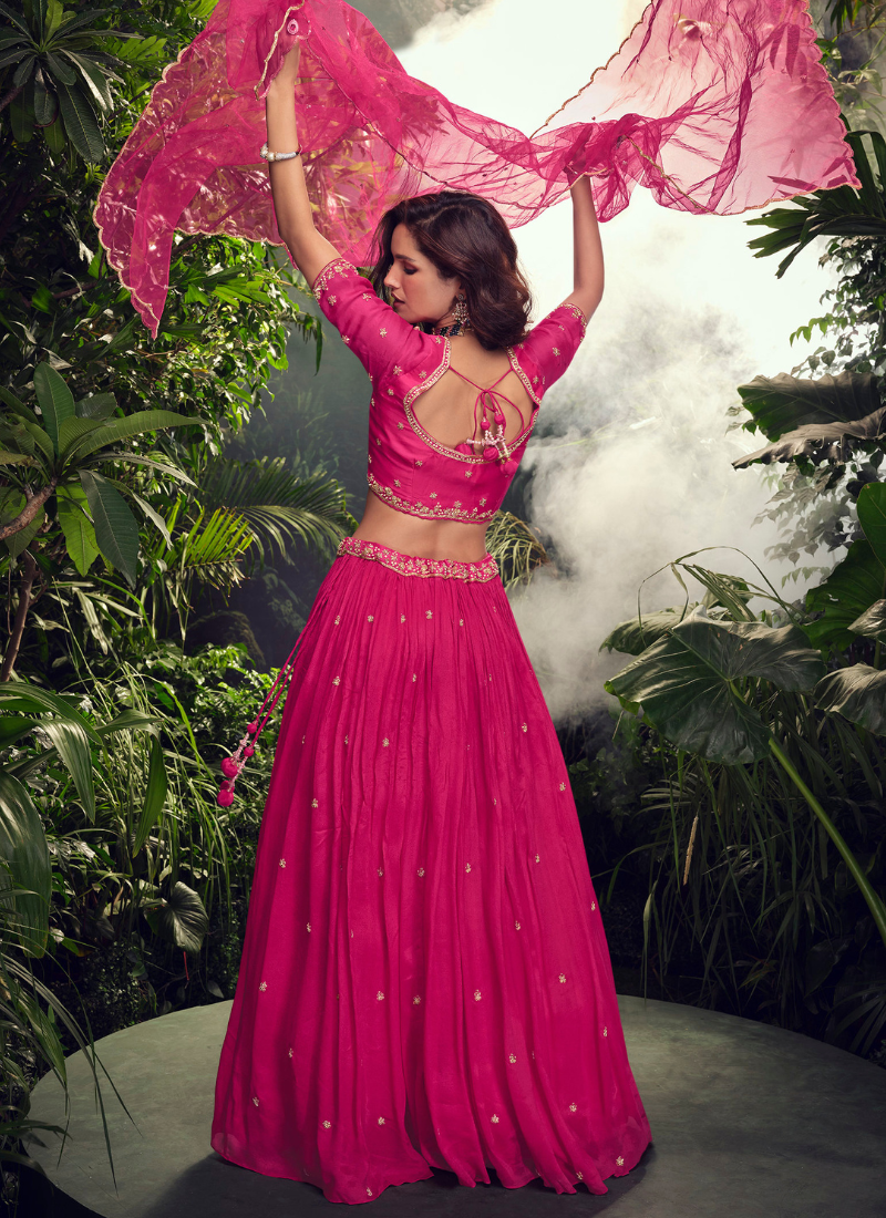 Shop Latest Bollywood style Lehenga For Eid 2025 with Free International Shipping.