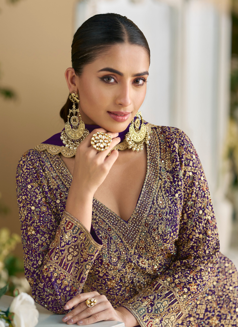 readymade plazzo suit online