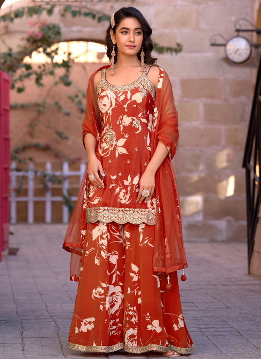 Pakistani sharara suits for wedding