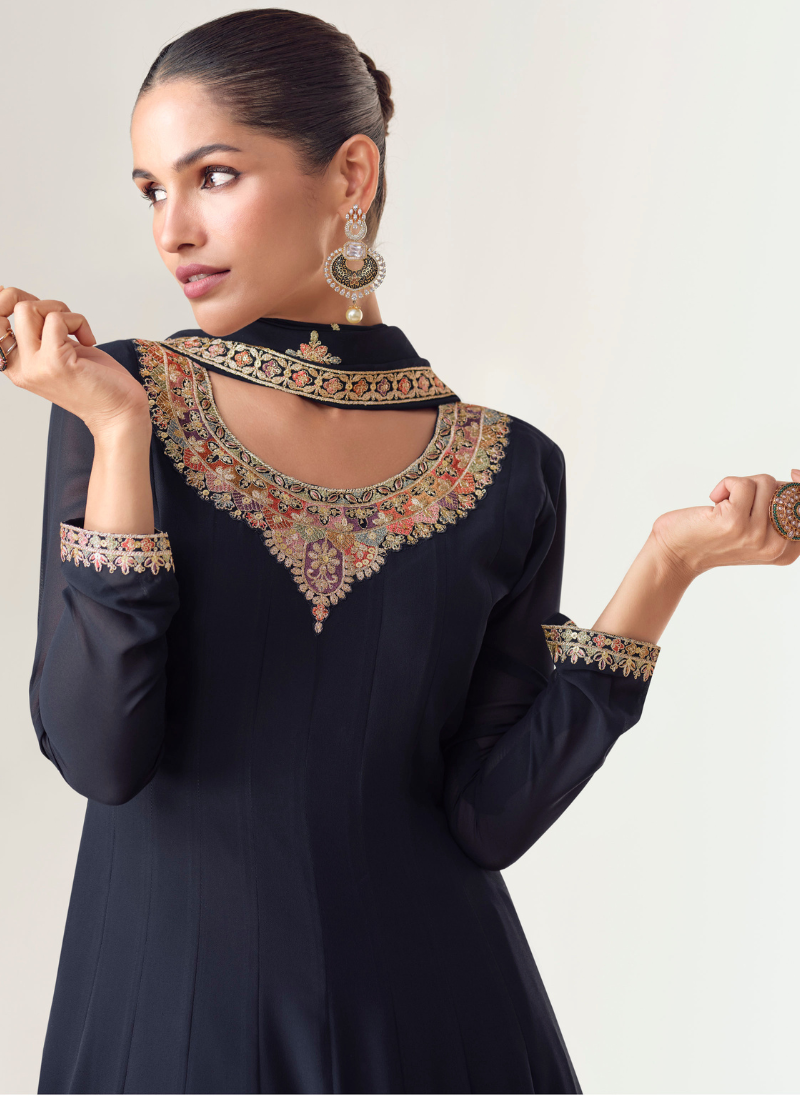 Shop Anarkali Suit with custom stitching and plus-size options