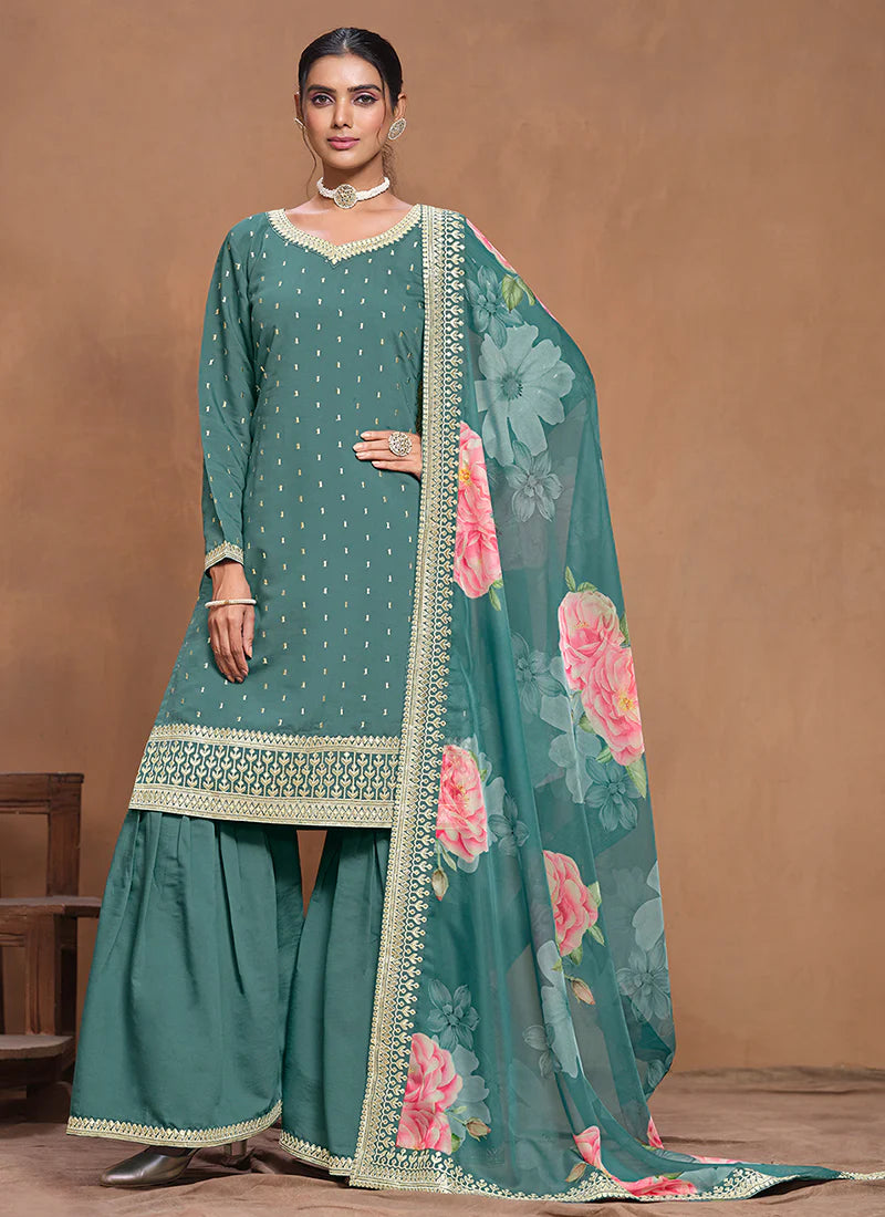 Discover Gharara for women and girls with long sleeves.