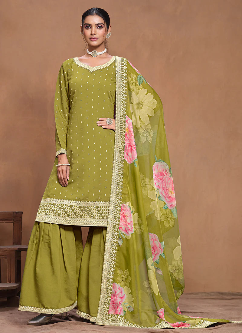 Discover Gharara for women and girls with long sleeves.