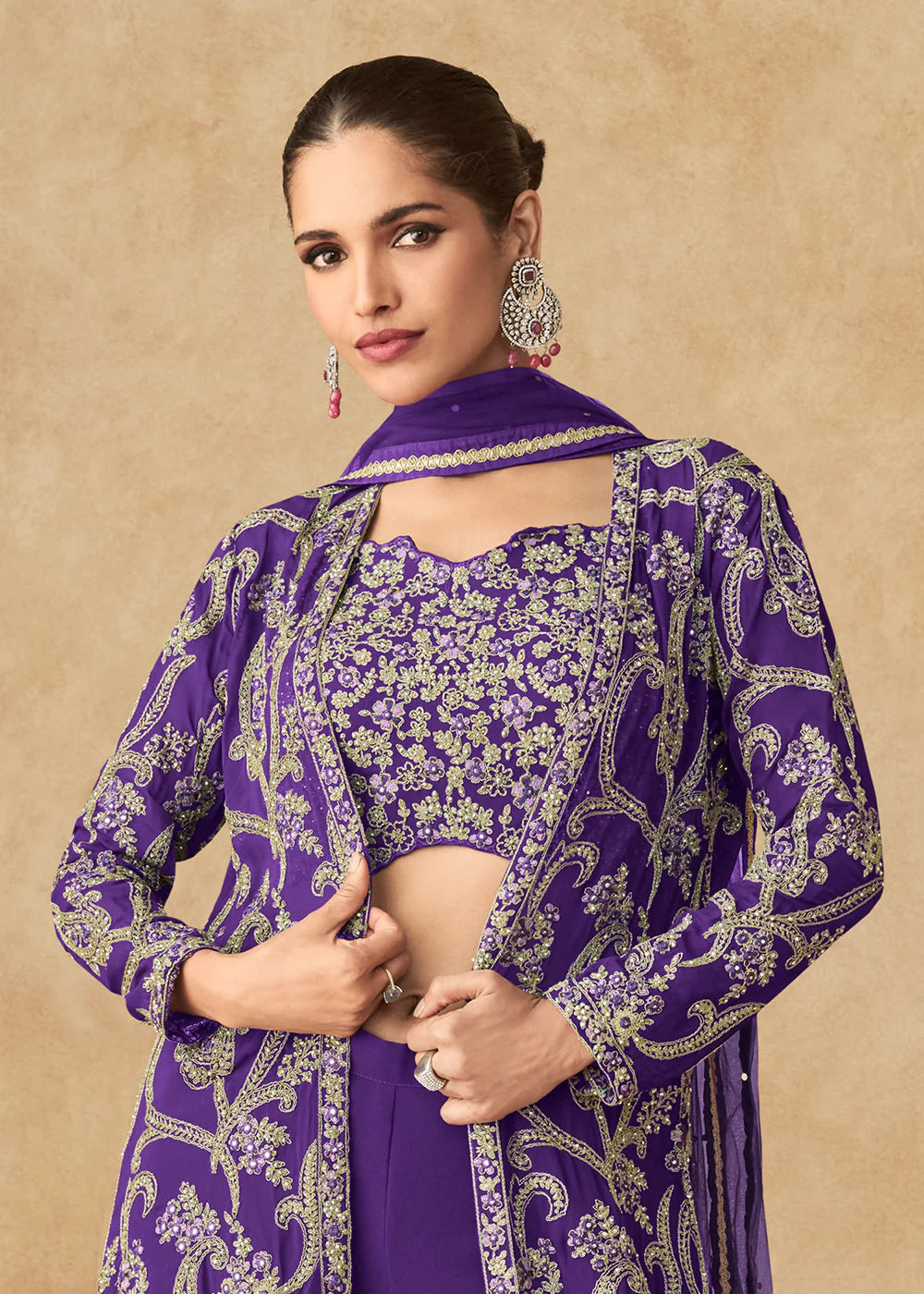 Find Palazzo Suit for Indian weddings and Pakistani festivals