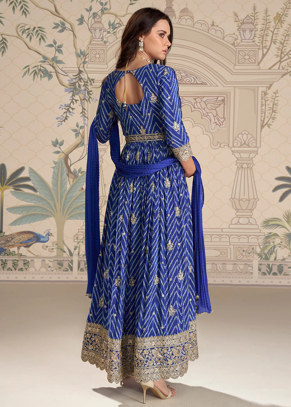 Buy Pakistani Festival Royal Blue Outfit