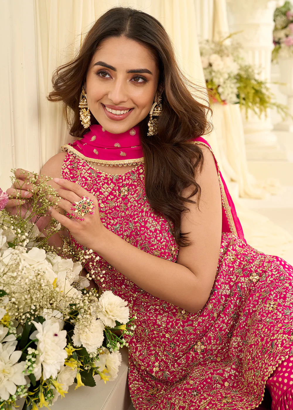 designer indian pakistani punjabi sharara outfit